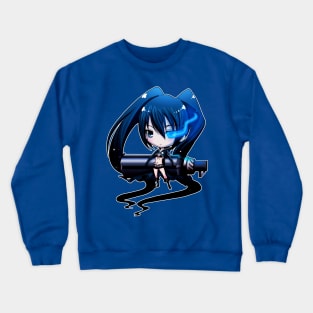 Chibi Black Rock Shooter Crewneck Sweatshirt